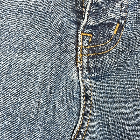 Madewell 10" High Rise Womens 28 Skinny Leg Button Fly Raw Hem 5 Pocket Jeans - Picture 5 of 11